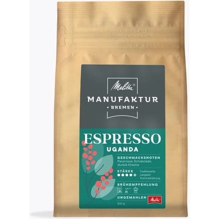 Melitta® Manufaktur Bremen Espresso Oeganda 500g