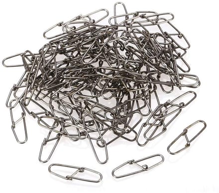 Dailygoods- Power Clips 100 stuks - Roestvrij Staal - Duurzaam