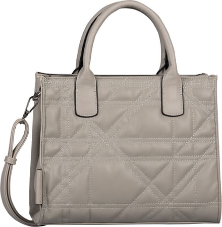 TOM TAILOR Handtas Schoudertas Juana Zip Shopper Taupe