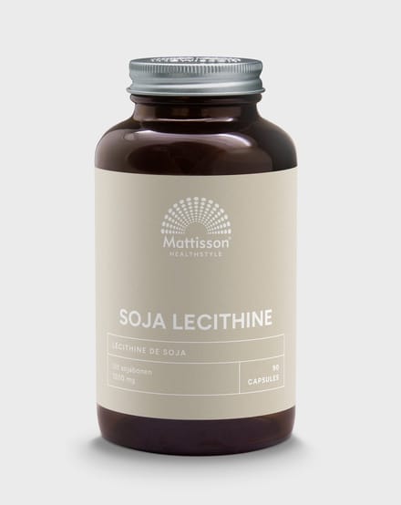 Mattisson - Soja Lecithine 1200mg - Lecithine Sojabonen - Voedingssupplement - 90 Capsules