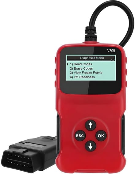 Allecto - Diagnostische Scan Tool - OBD2 Scanner - Auto Foutcode Lezer - Rood - Motor Diagnostische Tool - Universeel - Geschikt voor Alle Auto's