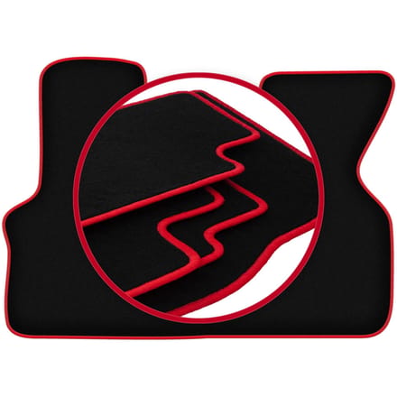 CARLUX-RED automatten voor: Volkswagen Transporter T4 bestelwagen (1992-2003)