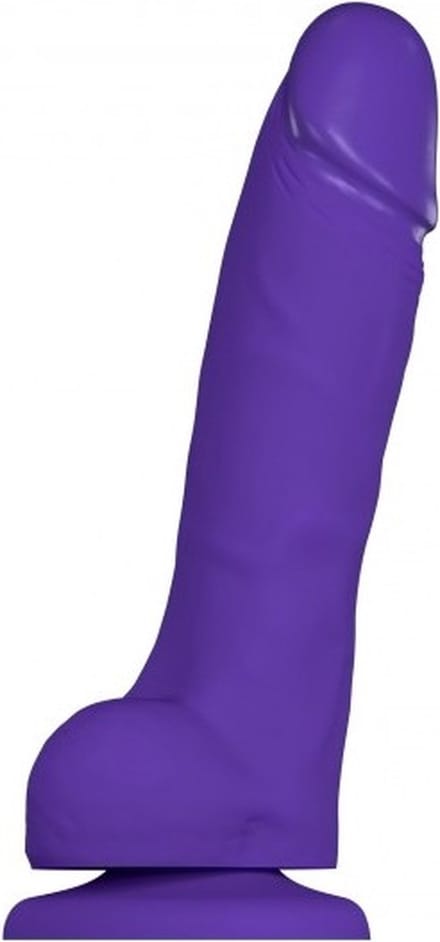 Strap-On-Me - Soft Realistic - Dildo Met Zuignap - Paars - Maat XL