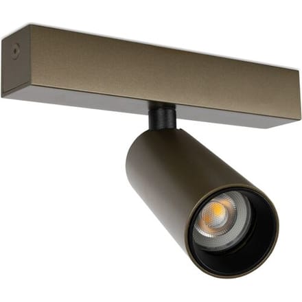 KS Verlichting opbouwspot - Vigo 1 plafondlamp - Brons - GU10 - Aluminium
