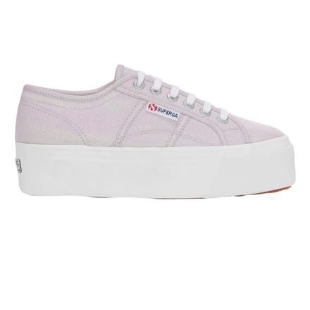 Superga Dames/Dames 2790 Lamew Lace Up Trainers (Pastel Lila/Iridescent)