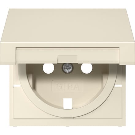 Gira Schuko Cover HC System 55 in Creme Wit - 492201