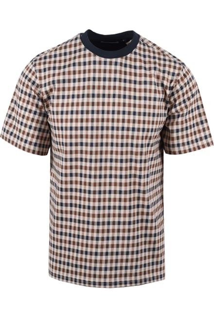 Aquascutum Iconische T-shirt Marineblauw
