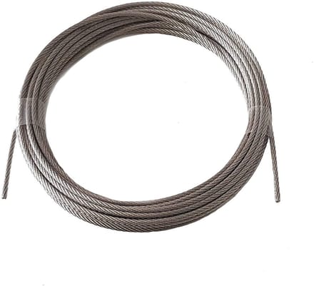 Draadkabel 1 mm 25 meter roestvrij staal 7X7