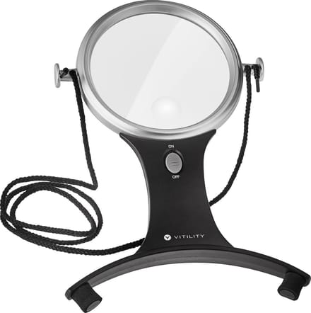 Vitility Vergrootglas handsfree - Zwart