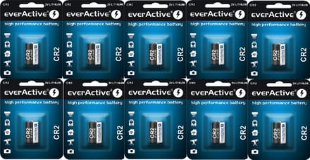 everActive CR2 Lithium Batterij 3V - Hoge Capaciteit 800mAh - 10 Stuks