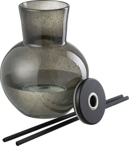 J-Line geurstokjes Deksel Olive & Frank Incense - glas - groen