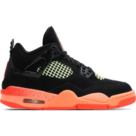 Jordan Retro 4 Kindersneakers - Zwart - Maat 36 - Leer