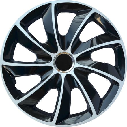 NRM - STIG Extra Wieldoppen 17" - Set van 4 stuks - Wit / Zwart
