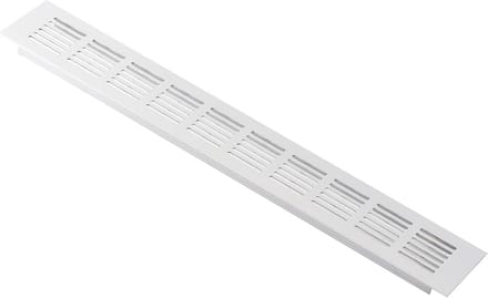 Wit Ventilatierooster Aluminium 400x60mm voor Optimale Ventilatie