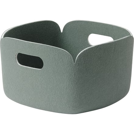 Muuto Restore Basket 28 x 28 cm - nevelgroen