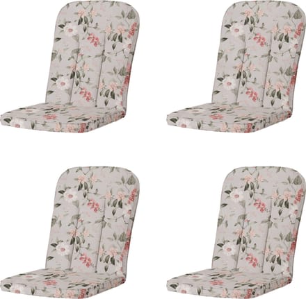 Madison tuintstoelkussen hoge rug julliete - 100x48x6cm set van