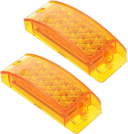 12 LED Zijmarker Licht Indicator voor Truck Trailer 24V (Pack van 2)