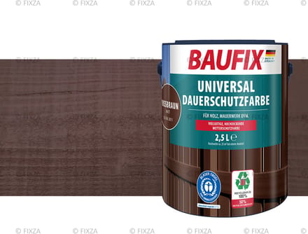 BAUFIX Universele Dekkende Tuinbeits notenbruin 2,5 Liter