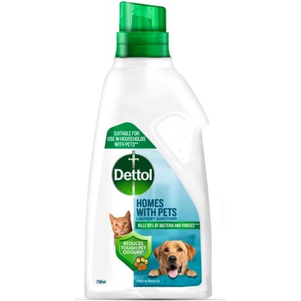 Dettol Homes With Pets Laundry Sanitiser 750 ml