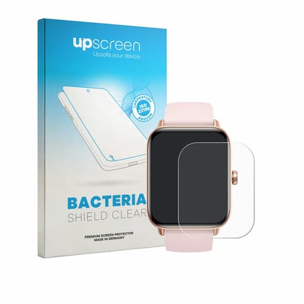 upscreen - Screenprotector voor Trunsif Smartwatch 1.85" - Folie Beschermfolie transparant antibacterieel