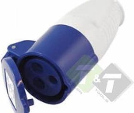 Contrastekker cee , 3-pen, 230 Volt, 16 Ampere, CE keuring