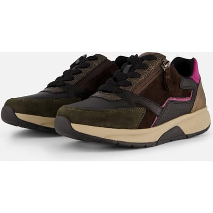 Gabor - maat 37- Rollingsoft Sneakers zwart Suede - Dames