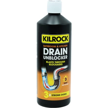 Kilrock Bathroom & Kitchen Drain Unblocker – 1000ml