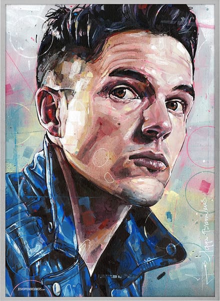 Brandon Flowers the killers - canvas - 70 x 50 cm