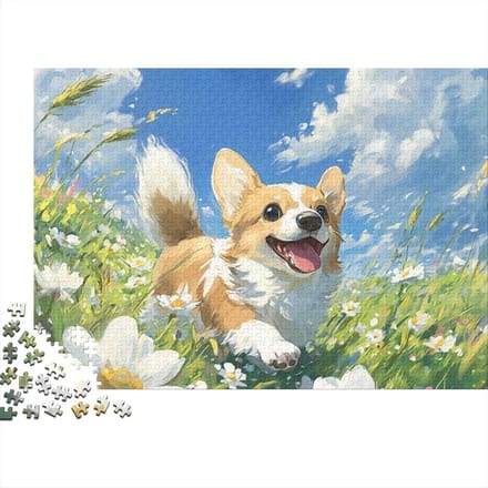 Hondenpuzzel - Papier Puzzel - Ontspanning Thuis - 1000 Stukjes - 52 x 38 cm - Gekleurd