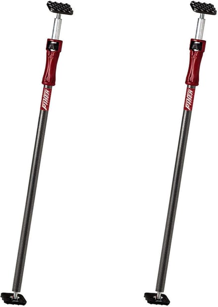 Lastenstang Set - Montagesteun Plafond - Lading Zekeren - Verstelbare Lengte - 95-170cm