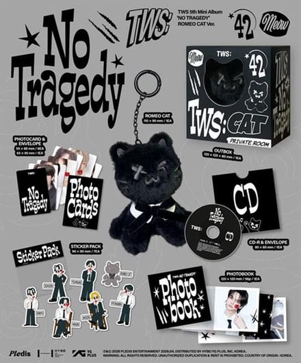 TWS – 5e Mini Album GEEN TRAGEDIE (ROMEO KAT Vers.) 1PCS black