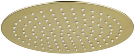 FugaFlow Eccelente Sobrado Badkamer Hoofddouche 25cm - rond - 6mm - geborsteld messing PVD