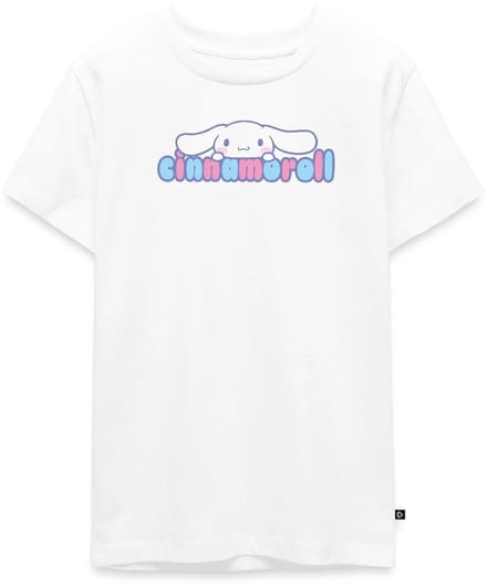 Cinnamoroll Gluurt Over De Letters Premium T-Shirt Tiener