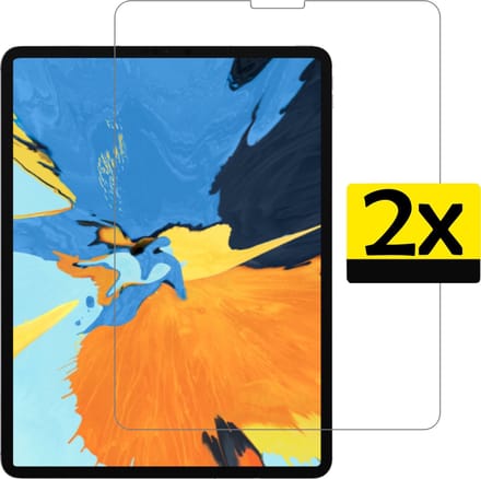 Screenprotector - Geschikt voor Apple iPad Pro (2018) - 11 inch - 2 Stuks - Extra Sterk - Beschermglas - Gehard Glas - Tempered Glass - Screen Protector