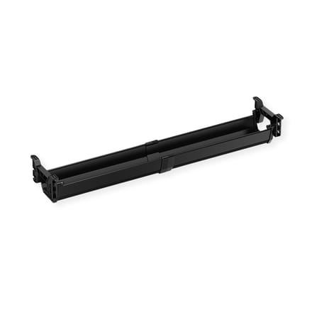 ROLINE Easy2Open kabelgoot, Montage onder tafel, zwart, 85,8 cm