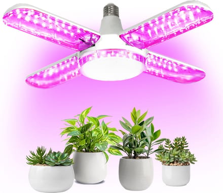 LED Groeilamp / Kweeklamp uitklapbaar | E27 fitting | 120D | 40 Watt| PLANTY
