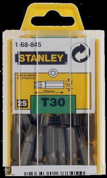 Stanley 1/4" Bits Torx T30