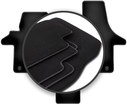Premium automatten voor: VW Transporter T5 Caravelle 2-zits (2003-2015)