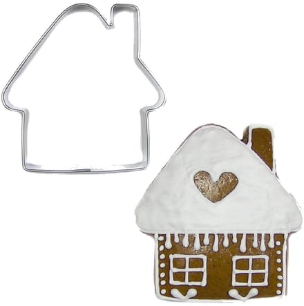 BrandNewCake Uitsteekvorm Huis RVS 5cm