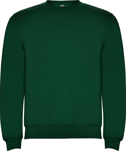 Flessengroene unisex OEKO TEX sweater Classica merk Roly maat M