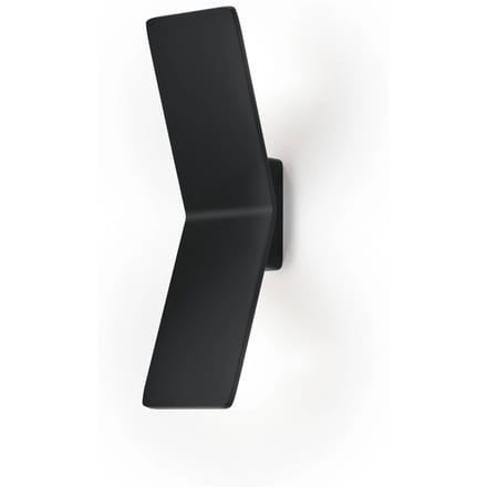 Knapstein LED wandlamp Ada, zwart, aluminium, 2-lamps