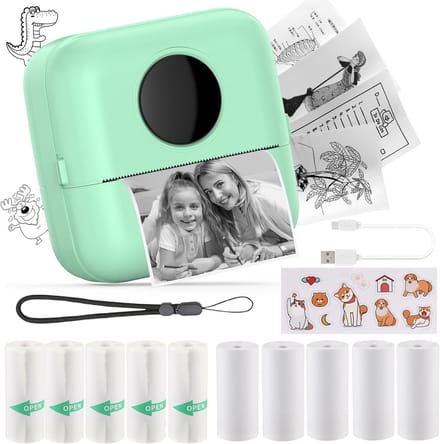 Draagbare Mini-printer met Thermisch Papier en Ingebouwde Batterij voor Android en iOS