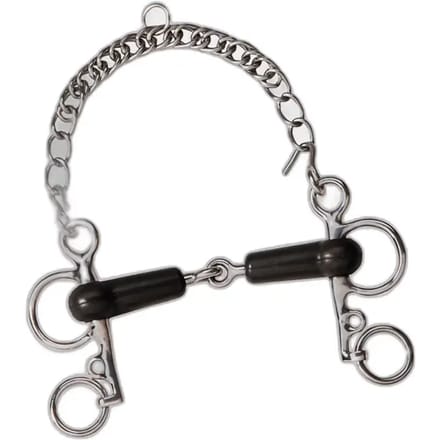 Pelham voor paard gebroken rubber Shorts takken Feeling