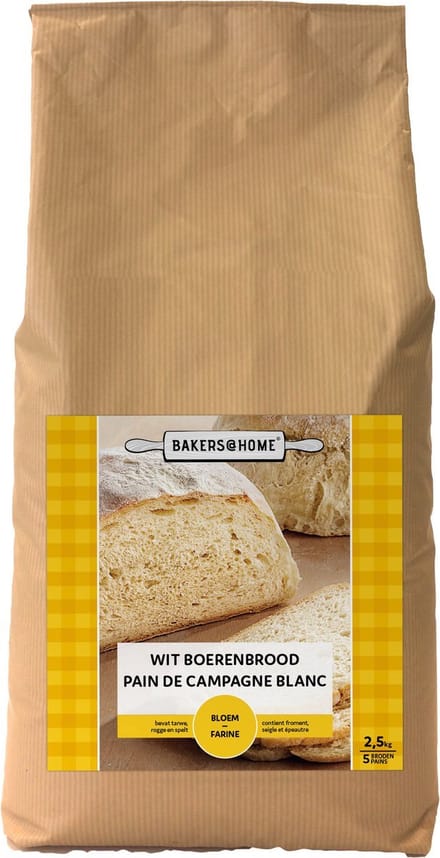Bakers@home bloem voor wit boerenbrood - 2,5 kg