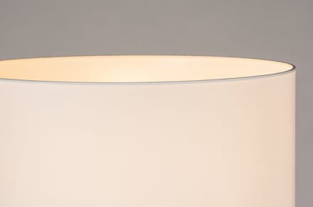 Lumidora Vloerlamp 31049 - ORLANDO - E27 - Wit - Hout - ⌀ 45 cm