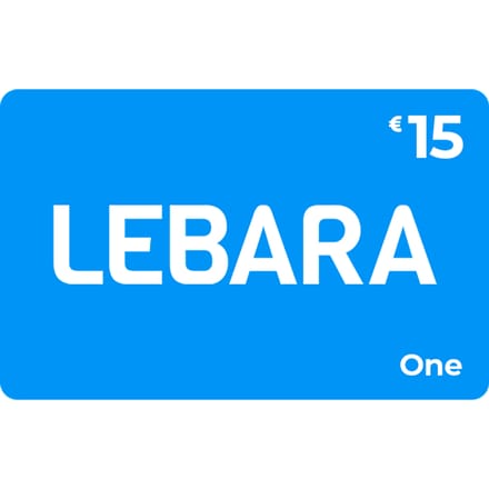 Lebara One | Prepaid beltegoed | 15 Euro