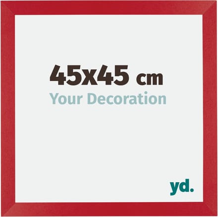 Your Decoration - Fotolijst 45x45 cm - MDF - Rood - Mura