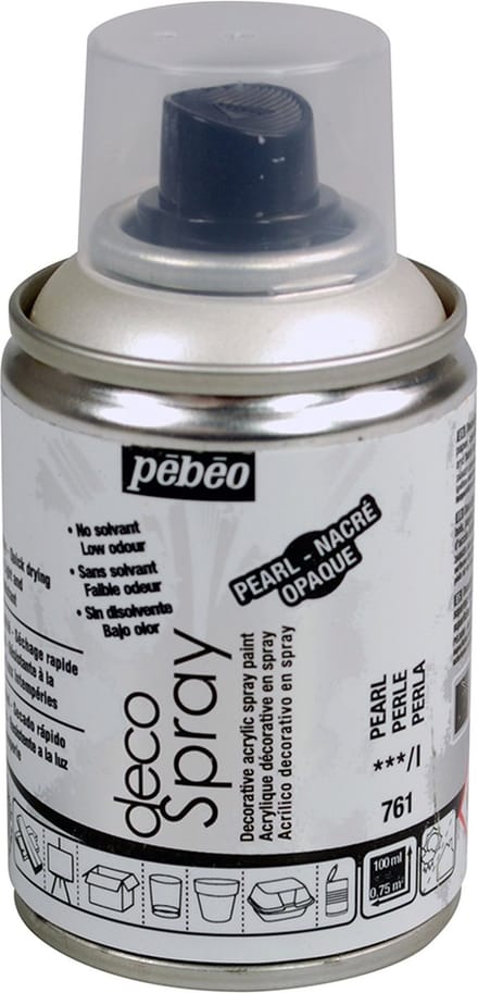 Verf parel - acryl parelmoer in spuitbus - 100 ml - Pébéo