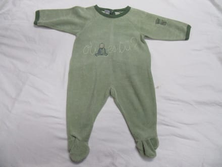petit bateau , unie , pyjama , eponge , groen , ou es-tu ? ,  6 maand 67