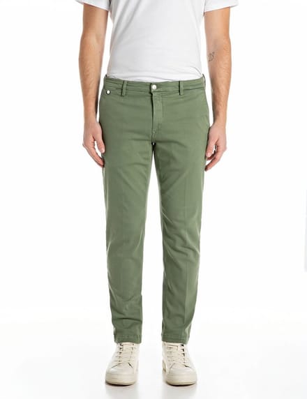Replay Hyperflex Jeans Chino Benni Stretch Denim Army Green (M9722E.000.8366197 - 850)